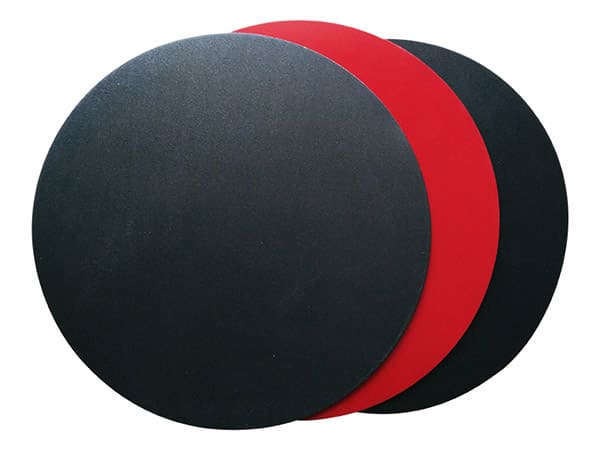 Lingkaran cakera aluminium bersalut warna