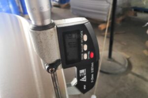 1050 Medición de disco de aluminio